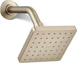 Kohler 24805-BV Parallel Single-function showerhead, 2.5 gpm, Vibrant Brushed Bronze