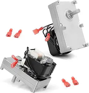 2 Pack PU-047040 Auger Motor for Englander & England 25-PDVC 55-SHP10 25-PDV 55-SHP22 Pellet Stoves, 1 RPM Counter Clockwise Auger Motor