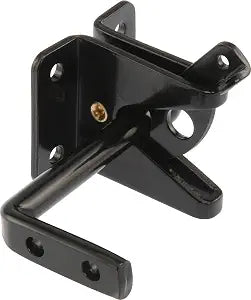 Hardware Essentials Gate Latch, Out-Swinging, 1 Count, Black