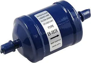 Refrigerant Filter Dryer Liquid Line Filter Drier 3/8 IN Sweat SDML-083S Compatible with HFC CFC HCFC Straight Cool Air Conditioner From 1 to 5 Tons, Widely use in Refrigeration and Heating Systems