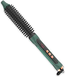 BANGMENG Thermal Brush for Short Hair 1/2 Inch Curling Brush Men Bobs Pixie