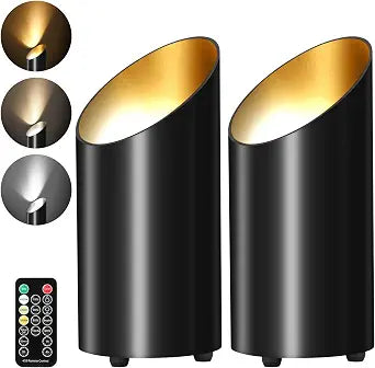 Wireless Battery-Operated Floor Can Lights - 6000K LED Up Lights with Timer and Remote , 3 Color Temperatures and Dimmable Uplighting Spotlights ,Ideal for Indoor Corners, Sofas, Plants, and Wall Art