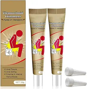 Hemorrhoid Cream, Herbal Hemorrhoid Ointment, Natural Itching & Burning Relief Hemorrhoidal, External Discomfort Support for Men Women 20g