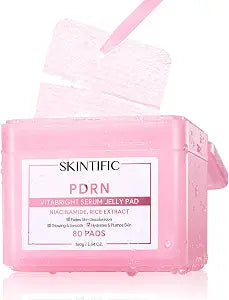 SKINTIFIC Salmon DNA Brightening Toner Pads for Dull, Uneven-Looking Skin