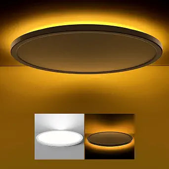 Matane 15.4in Dimmable LED Ceiling Light with Night Light, 36W White