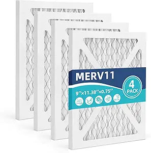 DH65 DR65 Replacement Filter MERV 11 Compatible with Honeywell TrueDRY DH65 DR65 Dehumidifier, Part 50049537-002/U, 50049537-005,4 Pack