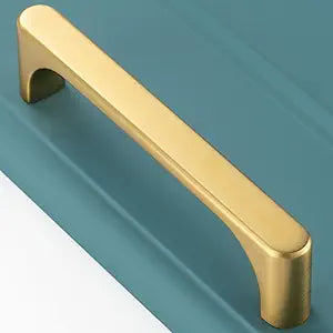 10 Pack 3-3/4 Inch Brushed Gold Drawer Pulls Gold Cabinet Handles Gold Hardware for Kitchen Cabinets 3126 Drawers Bedroom Dresser Bathroom Vanity Cupboard