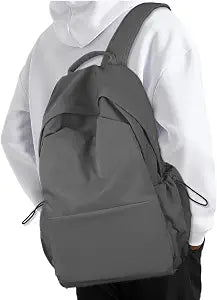 NEOREAL Laptop Backpack for Men Women Travel Fits 15.6 Inch Notebook, Grey