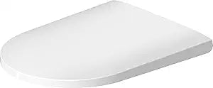 Duravt D-Neo Elongated Toilet Seat with Soft Close and Stainless Steel Hinges, White - 0026290000