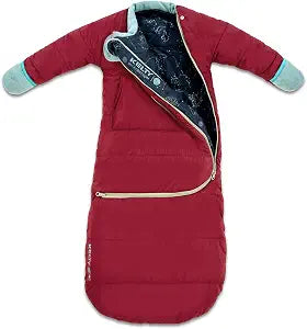 Kelty Space Cadet Infant and Toddler Sized Arms-Out Sleeping Bag, 30-40F Degree Rated, 8M-4T, Fleece-Lined Hand Covers