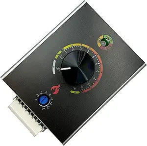 Replacement Dial Control Compatible with PelPro PP60, PP70, PP130, PP150 Pellet Stoves Γ Aftermarket PP-SRV7083-036 Alternative Part, Easy Installation, Stable Performance - Black