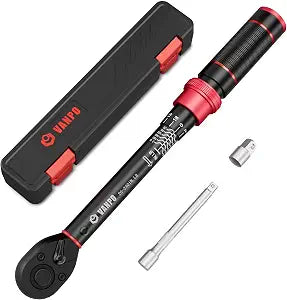 VANPO 1/4-Inch Drive Click Torque Wrench, 20-240 in.lb for Bike