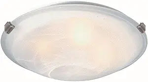 Artcraft Lighting Clip Flush 3-Light Flush Mount, White