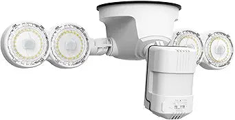 SANSI 30W 4000LM Motion Sensor Outdoor Lights, 5000K 400W Equiv Security Lights, 4 Modes LED Wired Flood Lights Outdoor 320 Wide Angle for House Garage Yard Patio Soffit IP65 Weatherproof