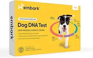 Embark Breed Identification Kit - Most Accurate Dog DNA Testing Kit - 99% Breed Ancestry Accuracy for Mixed Breed Dogs - Plus Relative Finder & Family Tree