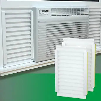 Window AC Insulated Side Panels with 4 edge banding strip Insulation Foam