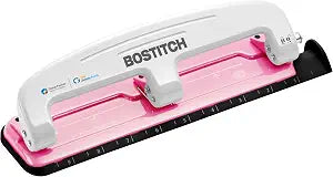 PaperPro inCOURAGE 12 Reduced Effort 3-Hole Punch, 12 Sheets, Pink (2188)