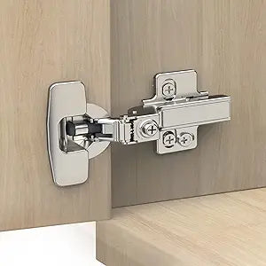 Chibery 20 Pack Frameless Inset Soft Close Concealed European Hinges, Self Closing Satin Nickel, 105  Open Angle 4D Adjustment, Speed Control, Clip On, Stainless Steel for Cabinet Door