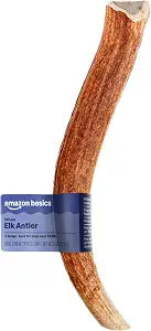 Amazon Basics Elk Antler - Whole - Long Lasting for Aggressive Chewers - X-Large 9.5-10.5 inches (Best for Dogs Over 45 lbs) (Previously Wag)