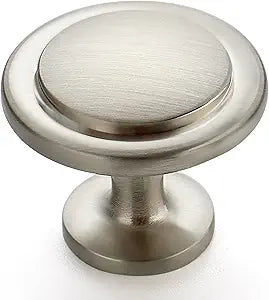 Ravinte 30 Pack Brushed Nickel Cabinet Pulls 1-1/4 inch Kitchen Drawer Pulls Cabinet Door Handles Knobs for Dresser