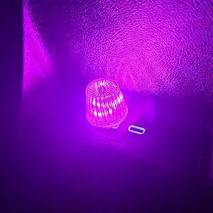 YoRise Car USB Night Light, Plug-in Mini Auto Interior Atmosphere Light, Portable USB Car LED Lights, Universal Automotive Ambient Lighting Lamp Accessories for Most Cars Bedroom, Hallway (Pink)