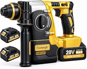 20V MAX SDS Rotary Hammer Drill, Same as DCH273B (20V Battery Style), Brushless 2-Mode, Includes 2x4.0Ah Batteries, High Performance Budget-Friendly Cordless Drill