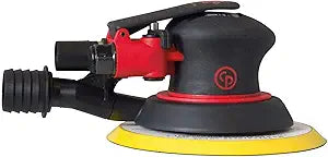 Chicago Pneumatic CP7215 - Air Random Orbital Sander Tool, Home Improvement, Woodworking Tools, Polisher, Rust Removal, Sanding Tool, Non-Vacuum, PSA, 6 Inch (150 mm), 0.28 HP / 210 W - 12000 RPM, One Size, Factory
