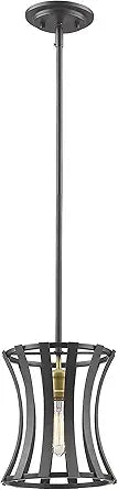 Z-Lite 1 Light Mini Pendant 446MP8-BZGD