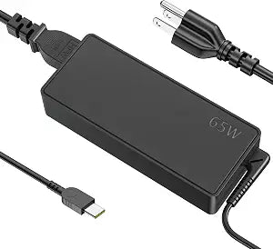 65W USB C Laptop Charger Compatible with Lenovo Laptop Charger ThinkPad T14 T15 E14 E15 X1 X13 E480 T480s T490 Yoga 7i 9i Thinkbook 65W 45W Computer Charger USB Type C AC Power Adapter