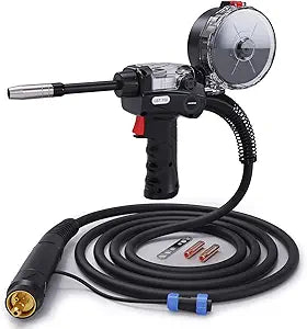 ARCCAPTAIN Spool Gun for Aluminum Welding 150A Euro Connection 10FT for ARCCAPTAIN MIG200 MIG250 MIG200FIT