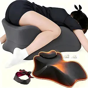 Large Body Pillow, Couples Pillow,27Angle Perfect Position Wedge Pillow Ergonomic Contoured Support, Multi-Functional Memory Foam Wedge Back Support, Prone Pillows for Sleeping,Reading,Massage