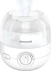 Honeywell Mini Cool Mist humidifier, Easy to Fill and Clean, humidifier for small Bedroom, Kids Rooms, or office. Ultra Quiet Operation and Auto Shut-Off - White, HUL525W