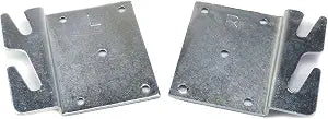 Universal Wood Bed Rail Hook Plates, 2Pcs