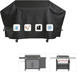 Grill Cover for Blackstone Culinary 36 in Cabinet Griddle,Weber Slate 30" 3-Burner Outdoor Griddle - Heavy Duty Waterproof Fade Resistant Grill Cover for Weber Slate 30 Accessories