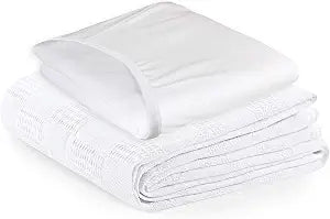 TL Care Health, Hospital Bed Sheet Set, for Medical or Home Care, Fitted Hospital Bed Sheet and Blanket, 2 Piece Set
