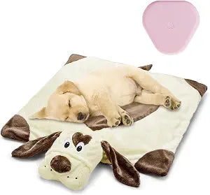 Moropaky Puppy Heartbeat Toy, Heartbeat Stuffed Animal for Puppy Anxiety Relief and Calming Aid, Dog Heartbeat Toy for Pet Comfort Sleep Aid Cuddle
