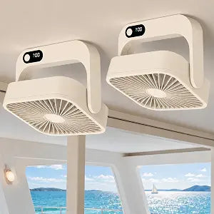 Magnetic Cruise Fans, 2 Pack Portable Fan
