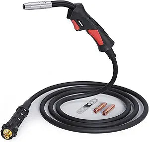 ARCCAPTAIN MB15 15AK MIG Welding Gun Torch Stinger 10ft (3m) Replacement for MB15 MIG Gun Torch, Euro Connection for MIG200, MIG200FIT, MIG200ELITE, MIG160FIT