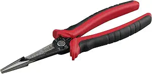 K601 6-In-1 Combination Wire Service Tool, Stripping Crimping and Gripping Pliers, 8-1/2" Electrician Pliers