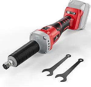 Cerycose Cordless Die Grinder Compatible with Milwaukee 18V Battery, Electric Grinder with 26000 RPM Brushless Motor, 1/4" Precision Chuck, for Rust Removal, Grinding, Polishing (No Battery)