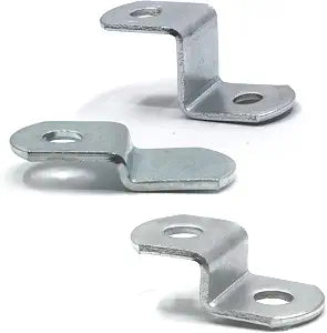 PHS Canvas Offset Clips, 1/8 to 1/2 in, 60 Piece Variety Pack with Screws