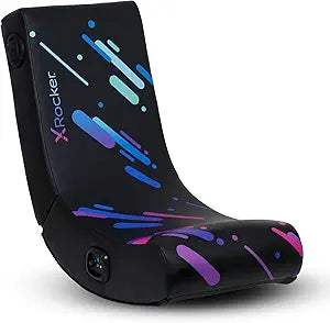 X Rocker Video Gaming Floor Rocker Chair, Built-in Audio, Foldable, for Gamers, Bedroom, or Game Room for Boys, Girls, Teens 5-17, Gifts for Gamers