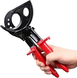 Ratchet Cable Cutter, Heavy Duty Wire Cutter for Aluminum Copper Cable up to 400mm, Ratcheting Wire Cutting Hand Tool