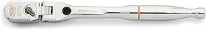 GEARWRENCH 1/4" Drive 120XP Locking Flex Head Ratchet with Full Polish Grip - 81054