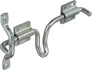 National Hardware Sliding Bolt Gate Latch, Steel, Zinc Plated