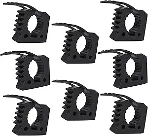 Quick-Release Rubber Clamp,Rubber Mount Clamps from 1'' to 1-1/3'' in Diameter Tools,Used by vehicle on Off-road vehicles, UTVs, ATVs (8pcs)