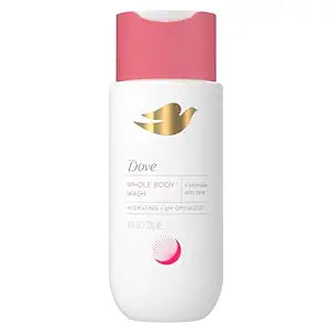 Dove Whole Body +Intimate Wash for Women, Unscented pH-optimized, 8 oz