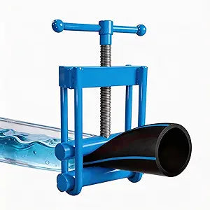 Water Shut Off Tool, 0.5-4 Inch Manual Clamp for PE/PPR/PVC/PP Pipes, Emergency Plumbing
