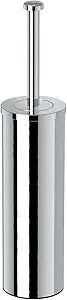 Gatco 1481 Latitude II Slender Toilet Brush Holder, Freestanding Bathroom Toilet Brush Set, Chrome