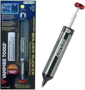 VAMPLIERS Professional Grade Solder Sucker Made in Japan Desoldering Pump